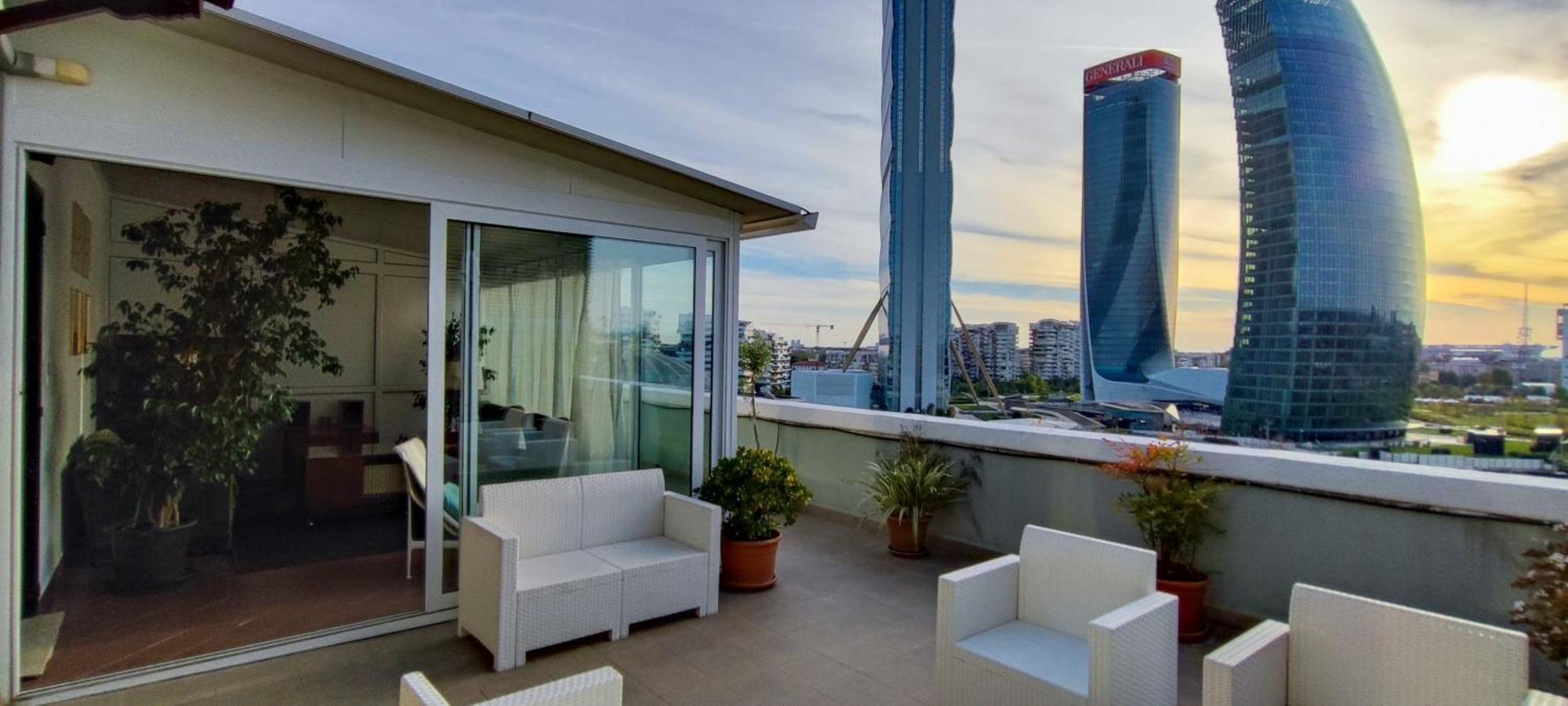 City Life Sky Apartment- Mico- Breathtaking Penthouse Мілан Екстер'єр фото